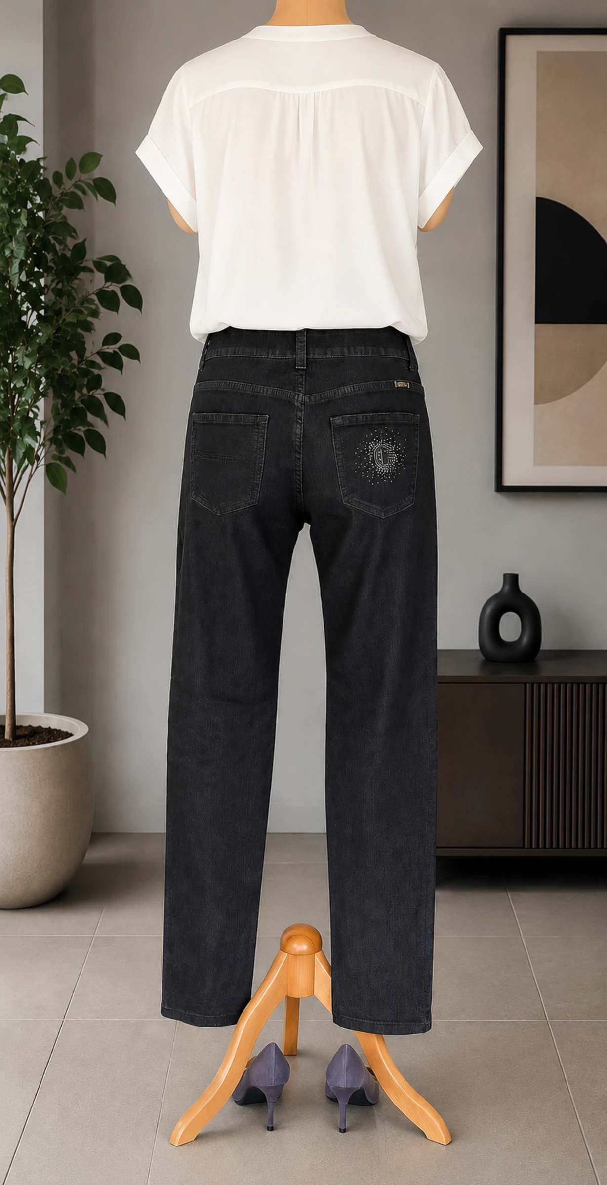 Trussardi Jean TFr38/TM-Cinza-Mod. 130-Corte Reto e Justo em OT – photo 3